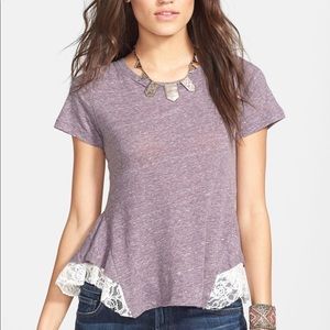 Free people peplum shirt
